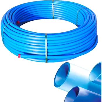 Vodovodní potrubí Trubka trubka Pipelife PE80 modrá 200 m