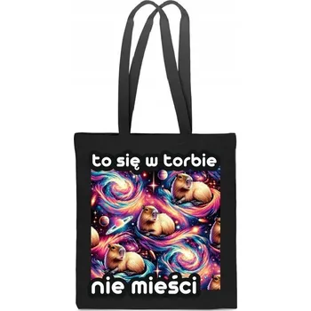 Nákupní taška Nákupní taška PoStar černá bavlna