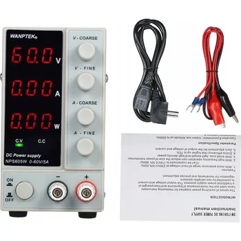 Laboratorní zdroj WANPTEK 300 W 0-60 V 0-5 A