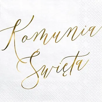 Papírový ubrousek Ubrousky na svaté přijímání bílé 20ks