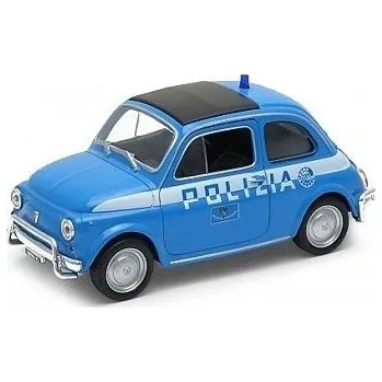 autíčko Welly FIAT 500 NUOVA POLIZIA 43606
