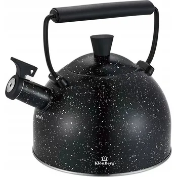 Varná konvice Konvice tradiční ocelová KlönBerg 2,5 l černá