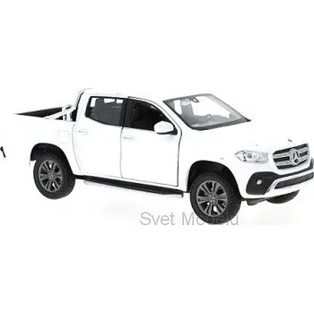 autíčko Welly MERCEDES-X-CLASS WHITE 24100