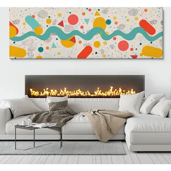 Obraz Obraz na plátně - Jemná a klidná vlna FeelHappy.cz Velikost obrazu (šířka x výška): 270 x 90 cm