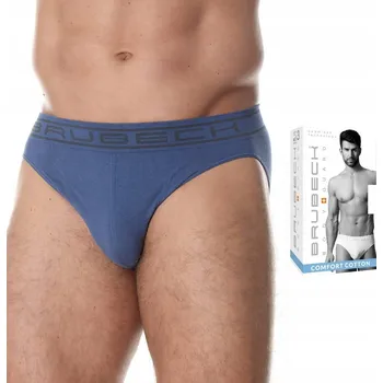 Slipy Pánské bezešvé slipy BRUBECK BE00290A - L