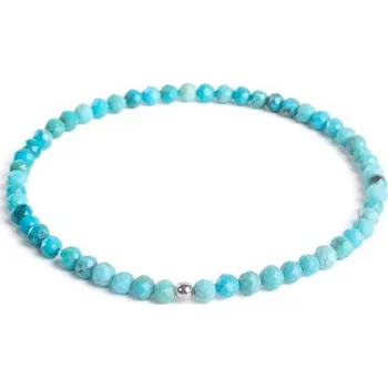 Náramek 7AE Minerální náramek přírodní Tyrkys a stříbro AG925 - AN503-18