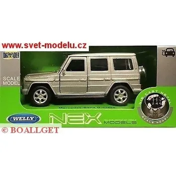autíčko Welly MERCEDES-BENZ G-CLASSE SILVER 43689