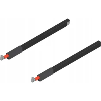 Nábytkové kování Podélný reling TANDEMBOX ANTARO BLUM ZRG.337, černý, 400 mm