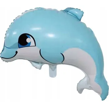 Balónek Fóliový balónek DELFÍN k 1. narozeninám, 49x70 cm