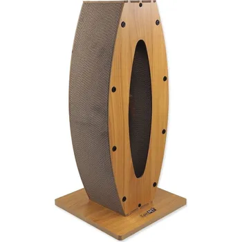 Epic PET Škrabadlo ve tvaru oválu s hračkou 61 cm hnědé