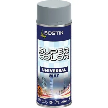 Barva ve spreji BOSTIK Spray L MAT Šedá 7001 400ml Super Color Univerzální