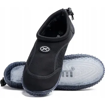 Pracovní obuv Boty do vody proti ježkům barefoot Axim černé velikost 45