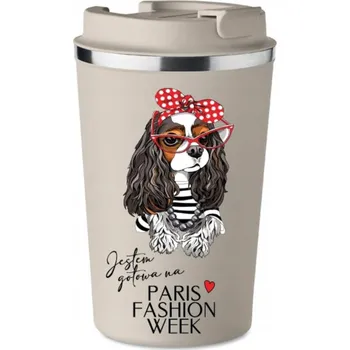 Obraz TERMOHRNEK Premium béžová dárek ke dni žen JSEM PŘIPRAVENA KT_450_b