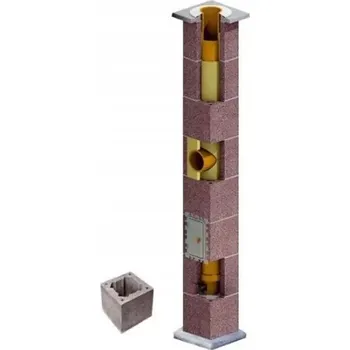 Komín Keramický komín pro odvod spalin Leier Smart 14 m průměr 200 mm izolovaná sada