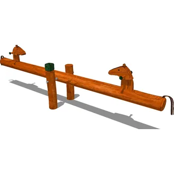 Dětská houpačka Playground System VAHADLOVÁ HOUPAČKA z akátu - Kládová koník