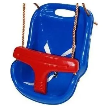 Dětská houpačka JustFun Dětská houpačka Baby Swing Seat modro - červená