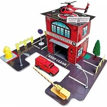 autíčko MAISTO BUILD N PLAY HASIČSKÁ STANICE 12512