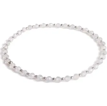 Náramek 7AE Minerální náramek přírodní Labradorit a stříbro AG925 - AN607-18