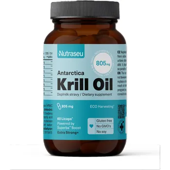 Nutraseu Antarctica Krill olej 805 mg, 60 cps.
