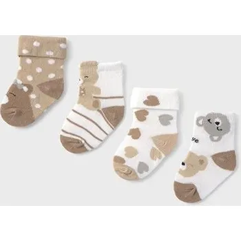Dívčí oblečení kojenecké ponožky 4 páry Mayoral 9867-68 velikost 6m