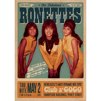 Plakát Plakát, Obraz - The Ronettes - Newcastle