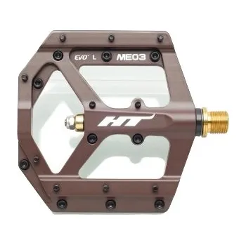 Pedál na kolo Platformové pedály HT HT-M03T hnědé