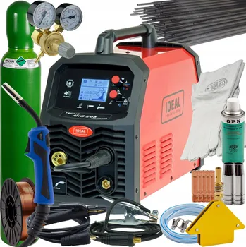 Svářečka Svářečka MIG/MAG Ideal 205 synergická poloautomatická svářečka, sada 3