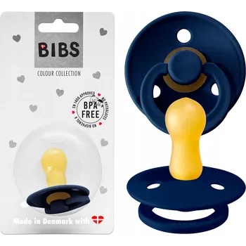 dudlíky Kulatý gumový Dudlík Bibs 6 měsíců +