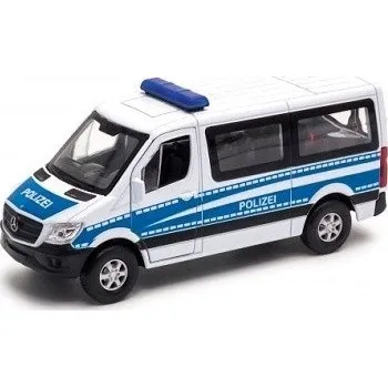 autíčko Welly MERCEDES-BENZ SPRINTER TRAVERLINE POLIZEI 43731