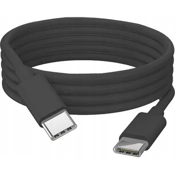 Datový kabel Kabel Nikcorp USB typ C - USB typ C 1,8 m černý