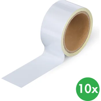 Lepicí páska Reflexní páska, samolepící, 50 mm, 10 m, balení 10 ks, stříbrná