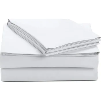 Prostěradlo PROSTĚRADLO HOTELOVÉ MIKROVLÁKNO TRADIČNÍ BÍLÉ 220X240cm HLADKÉ