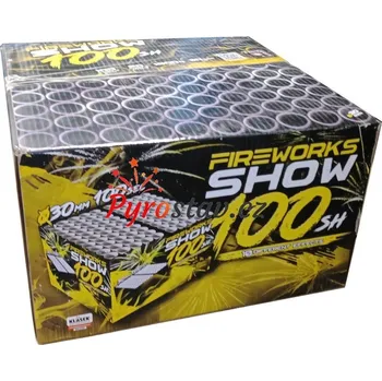 Zábavní pyrotechnika Klásek Trading s.r.o. Ohňostroj FIREWORKS SHOW 100 ran