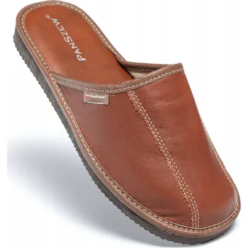 Pánské pantofle PanSzew Pánské Pantofle NEJLEPŠÍ Kvality Papuče Klasické Kožené 40-46
