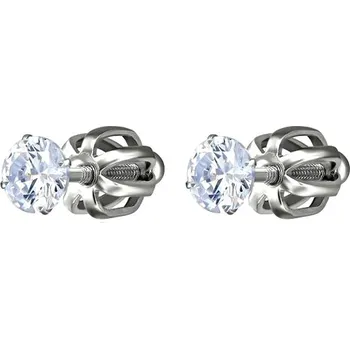 Přívěsek 2564 Zlaté diamantové naušničky na šroubek