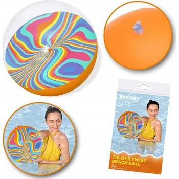 PLÁŽOVÝ MÍČ NA BASE NAFUKOVACÍ ZAHRADNÍ PRO DĚTI K HRANÍ BAZÉNU