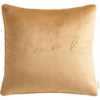 Povlak na polštářek Dekorativní vánoční povlak na polštář z veluru 45x45 cm Xmas zlatý