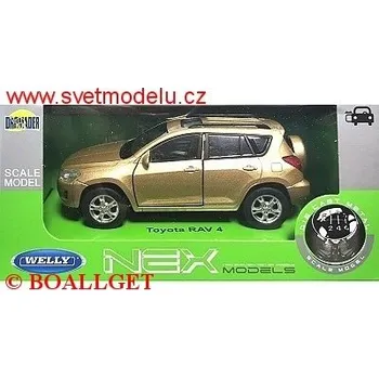 autíčko Welly TOYOTA RAV 4 GOLD 43640
