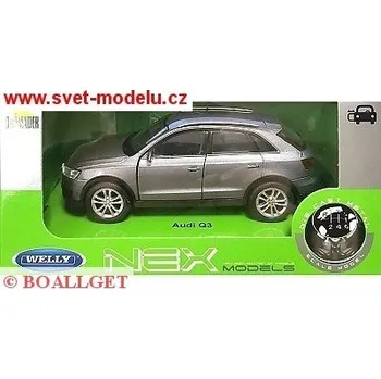 autíčko Welly AUDI Q3 GREY 43666