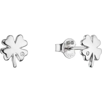 Náušnice EVOLUTION GROUP CZ Stříbrné náušnice čtyřlístky - 11692.1