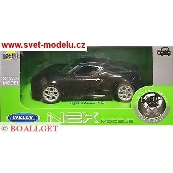 autíčko Welly ALFA ROMEO 4C BLACK 43676