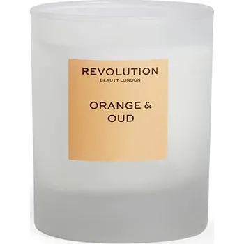 Svíčka Revolution Home Orange & Oud Scented Candle - Vonná svíčka 170 g