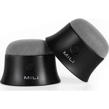 Bluetooth reproduktor Reproduktor Ultron Mag Soundmate Magnetic BT 2 Pack Black