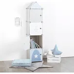 Atmosphera Dětská komoda s úložnými boxy grey