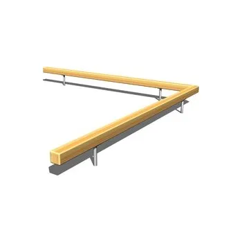 Dětské hřiště Playground System Dvojkladina dřevěná - výška pádu do 1 m