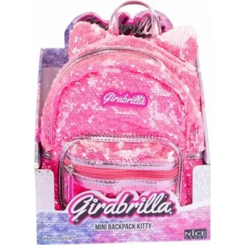 Městský batoh Pěkný batoh Girabrilla Kitty růžový