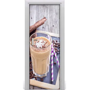 Fototapeta Fototapeta dveře samolepící čokoládový koktejl 85x205 cm