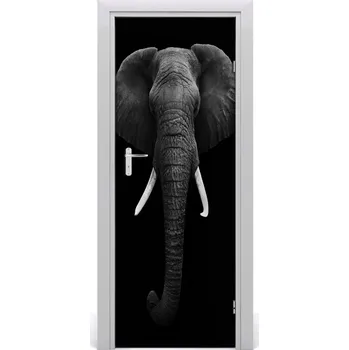 Fototapeta Samolepící fototapeta na dveře Africký slon 85x205 cm
