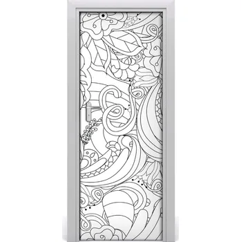 Fototapeta Fototapeta samolepící pozadí zentangle 75x205 cm