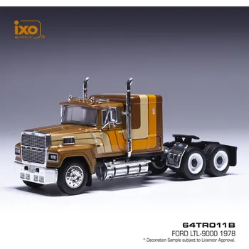autíčko Ford LTL-9000 (1978) - Hnědá 1:64 IXO
